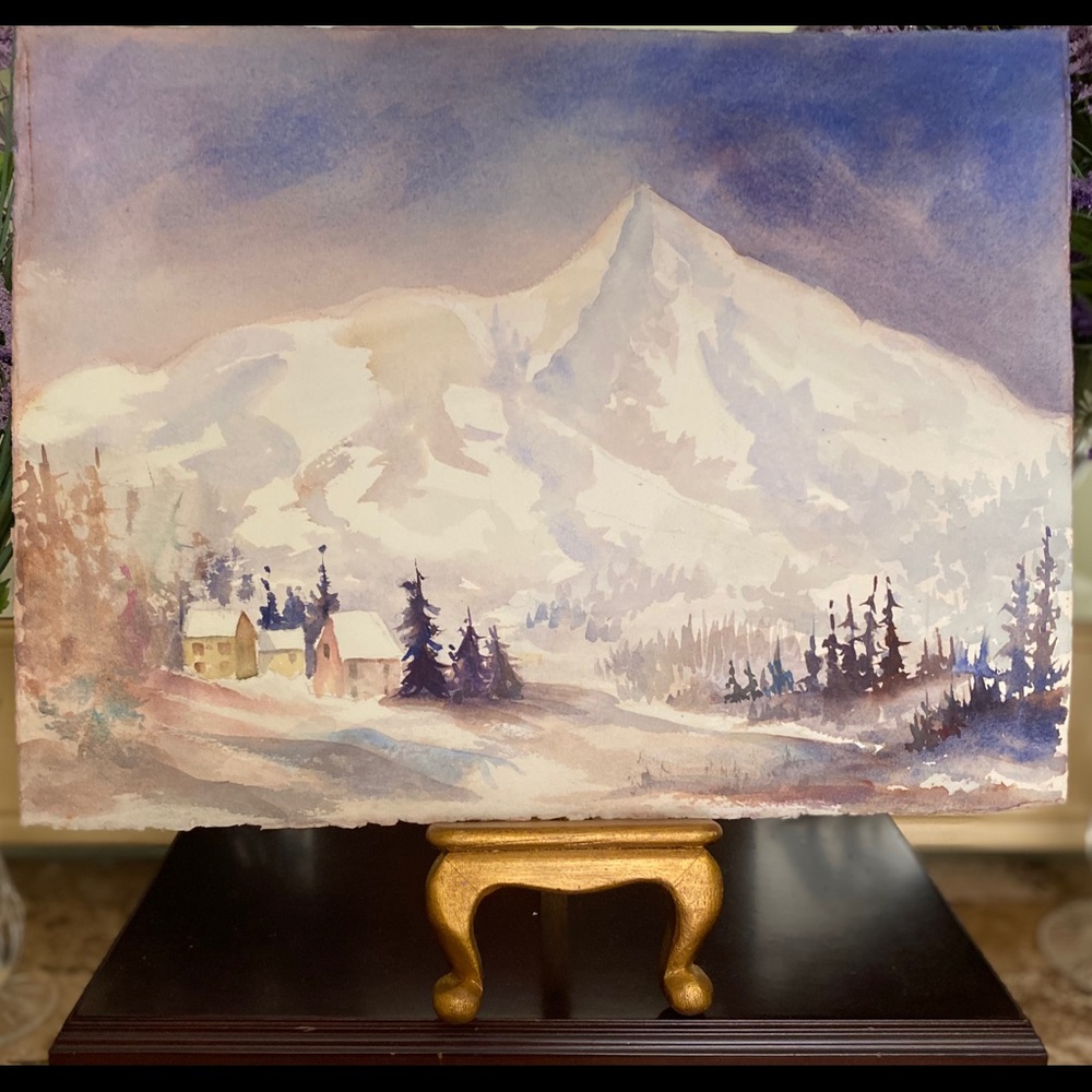 C. Scott original watercolor